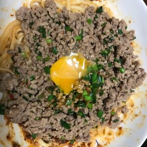 ピリピリ☆花椒たっぷり汁無し坦々麺